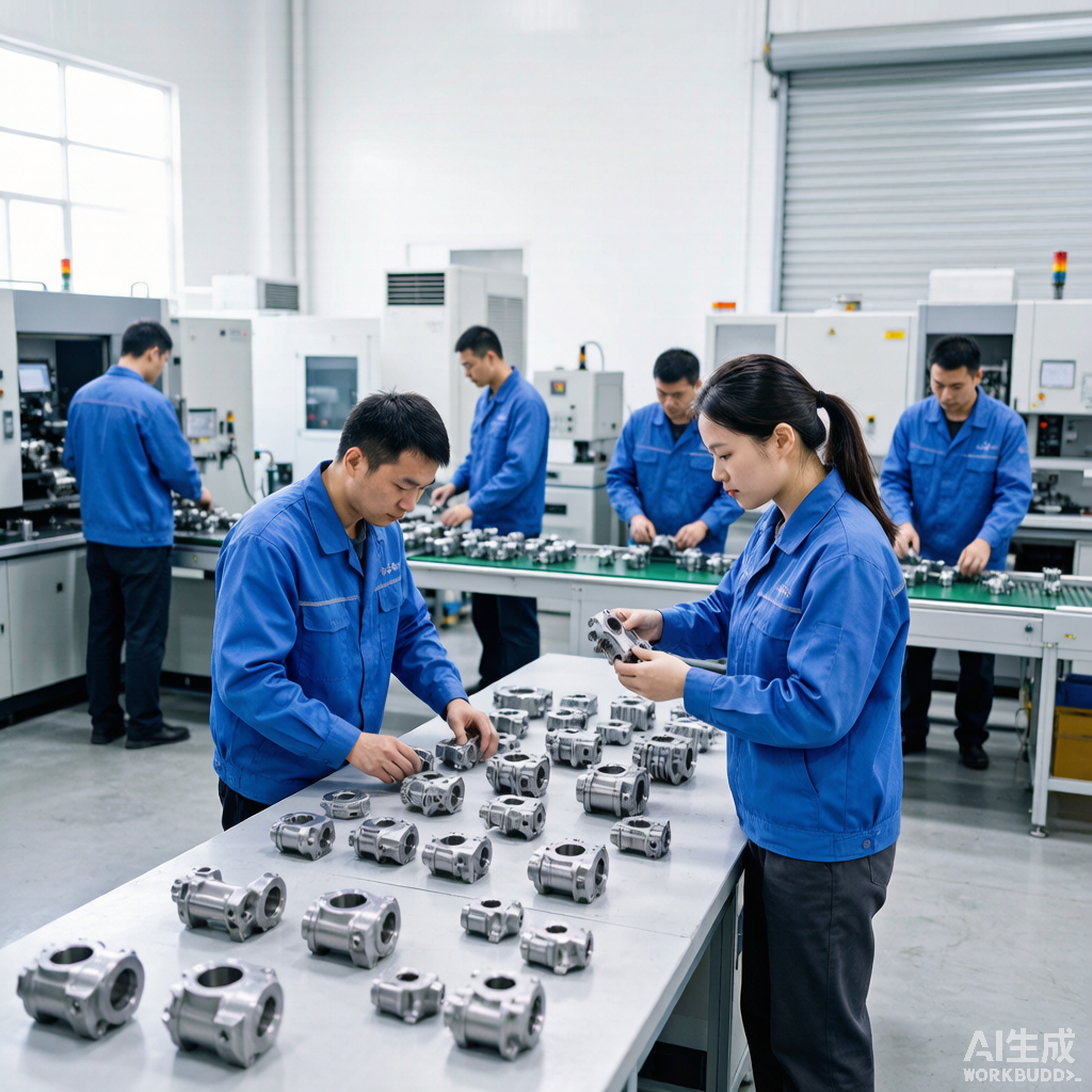 WHY Parts factory quality control team